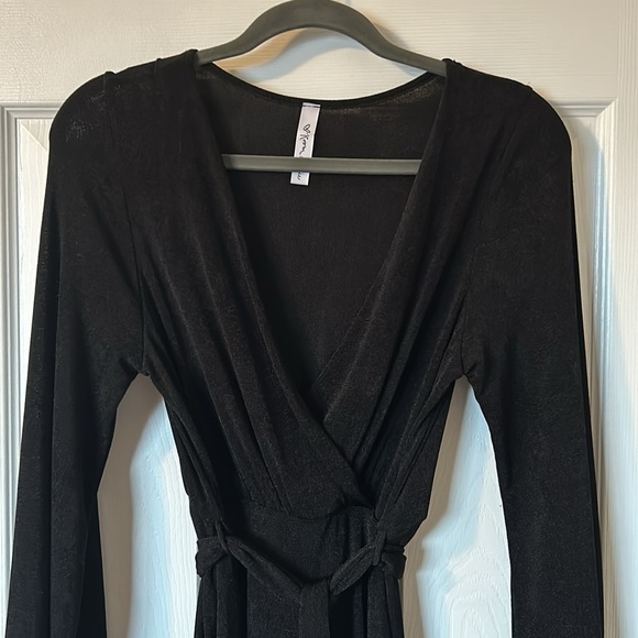 Black Midi Dress - Picture 2 of 5